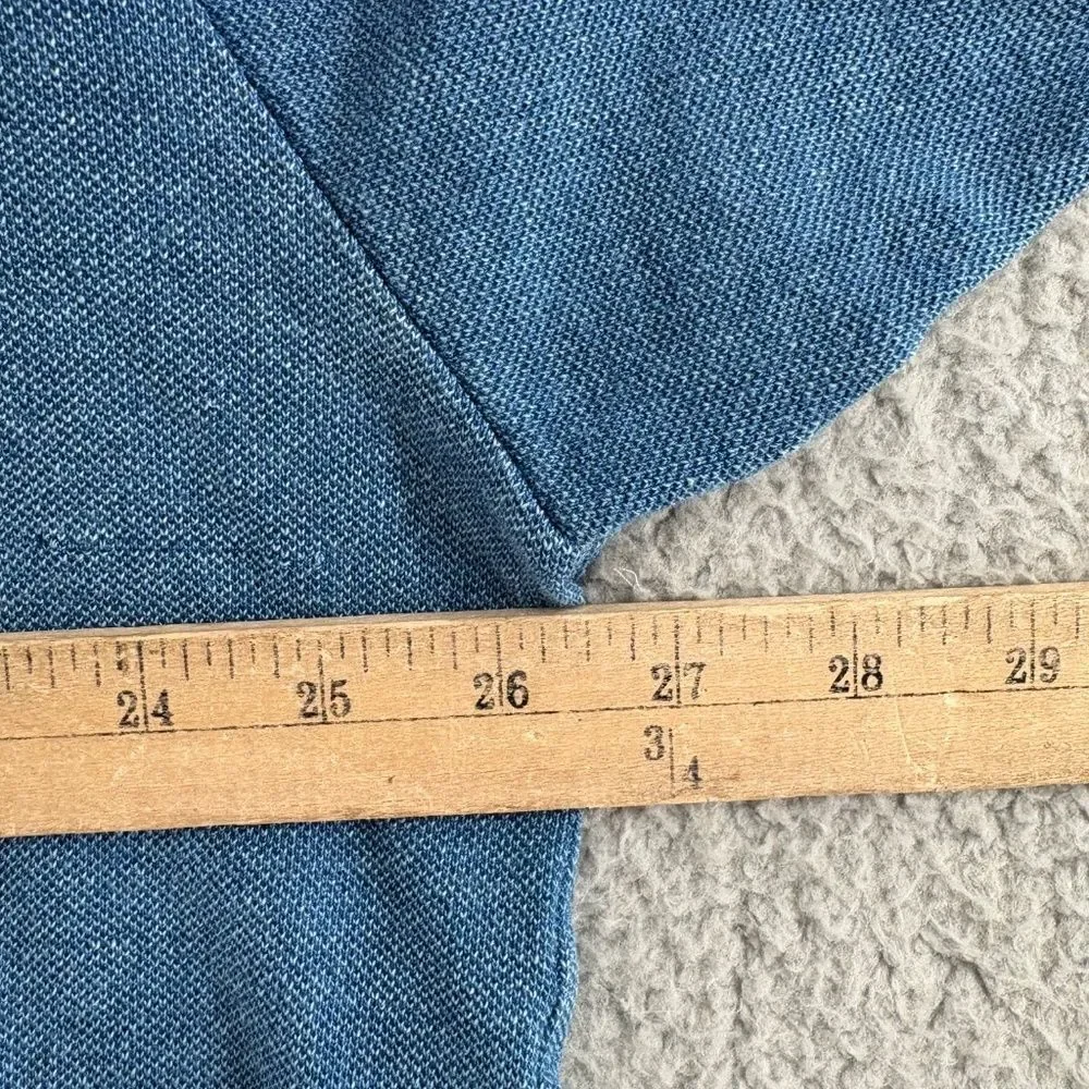 Vintage Ralph Lauren Blue Cotton Polo Shirt - Size XL Made in USA